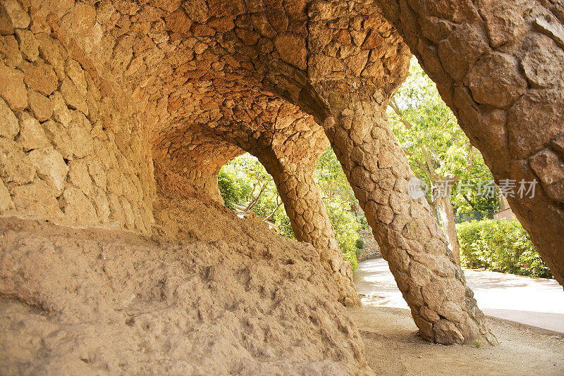 Park Guell，西班牙巴塞罗那